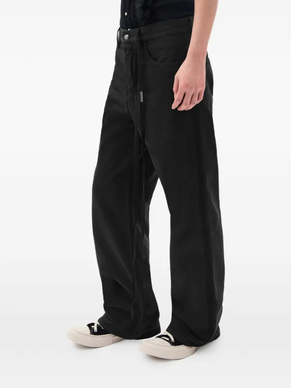 ANN DEMEULEMEESTER FW18 パンツ Ann Demeulemeester Alarik パンツ | ブラック | FARFETCH JP