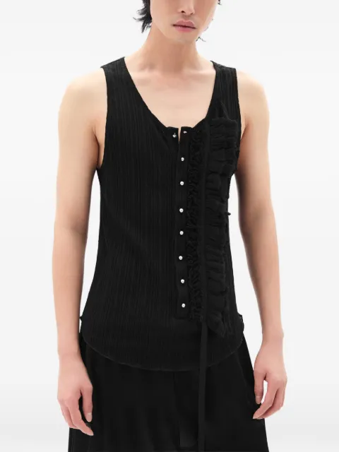 Ann Demeulemeester ruffled tank top