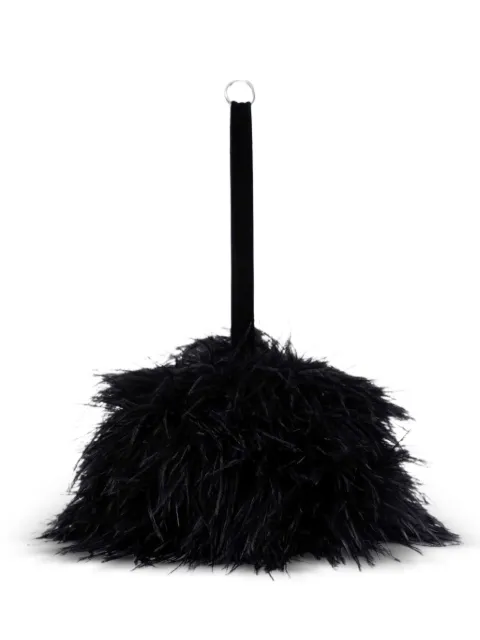 Ann Demeulemeester Iza feather clutch bag