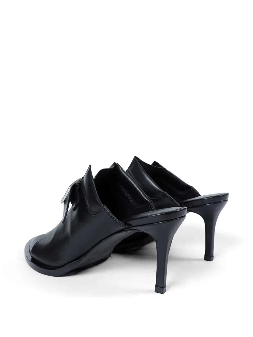 Ann Demeulemeester Keke buckled leather sandals Zwart