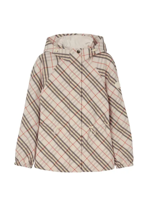 Burberry reversible Check hooded jacket