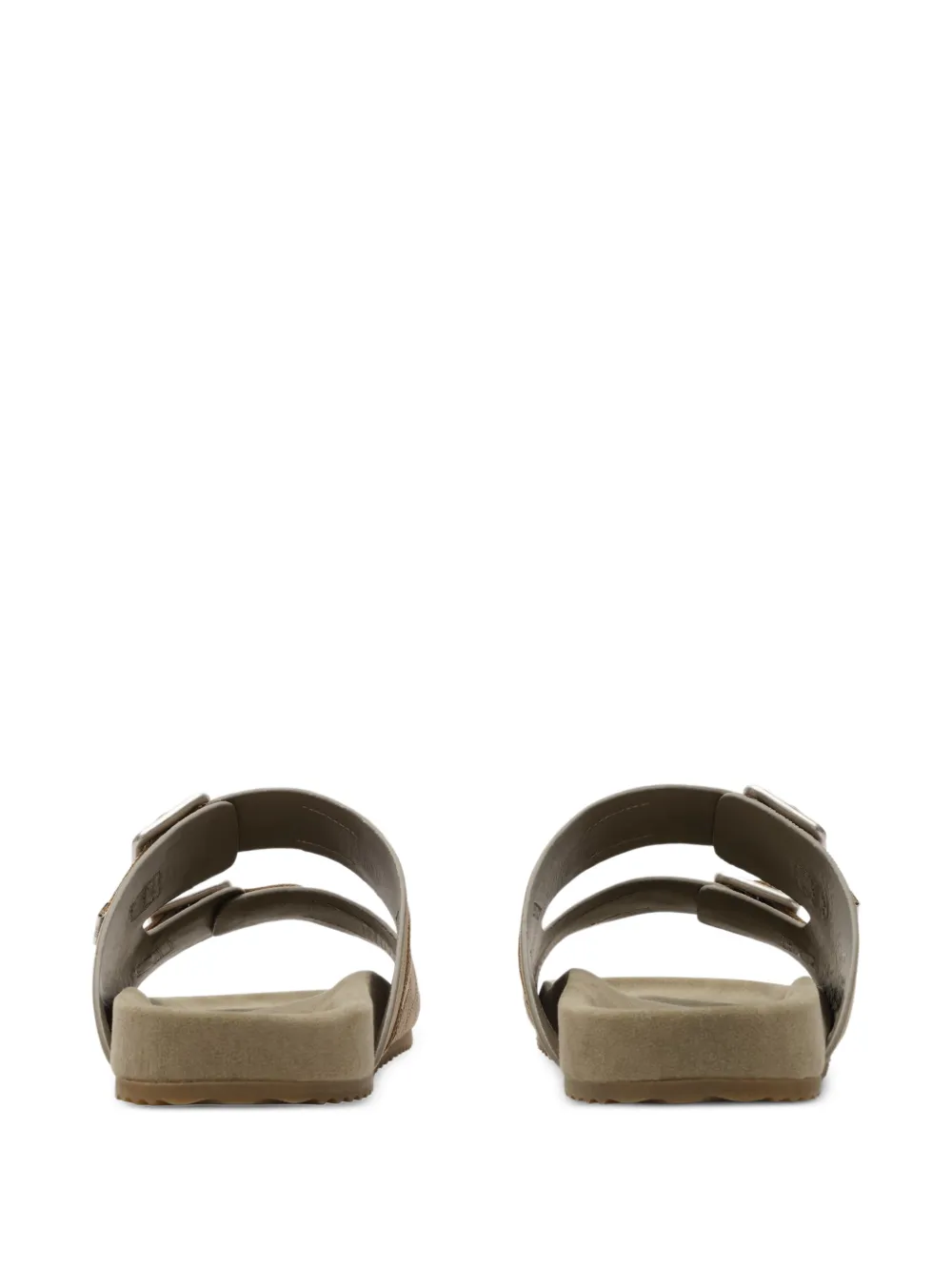Burberry Check Suede Urchin Sandals Beige