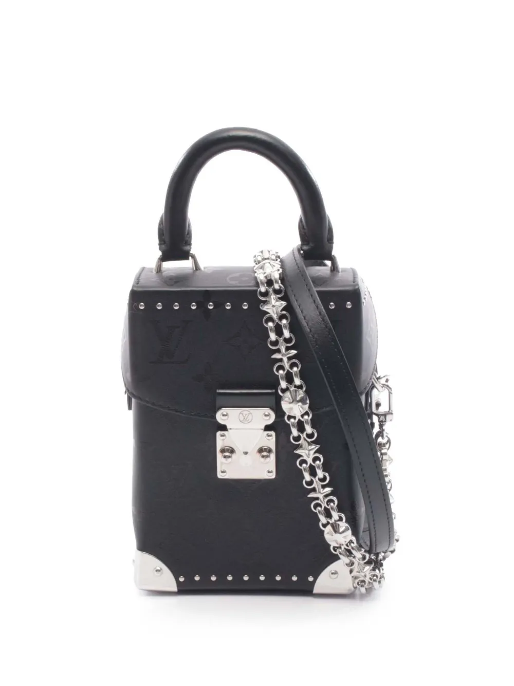 Louis Vuitton Pre-Owned 2021-2026 Leather Camera Box Bag satchel - Nero