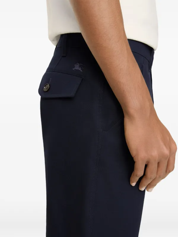 Burberry コットン チノパンツ | ブルー | FARFETCH JP