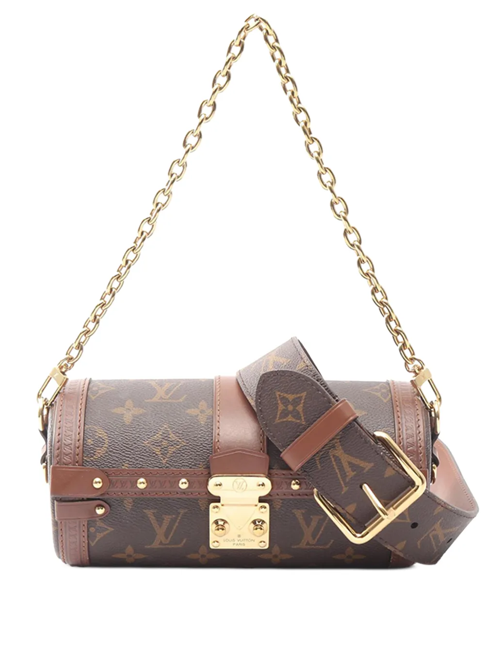 Louis Vuitton Pre-Owned 2010-2026 Monogram Papillon Trunk satchel - Braun