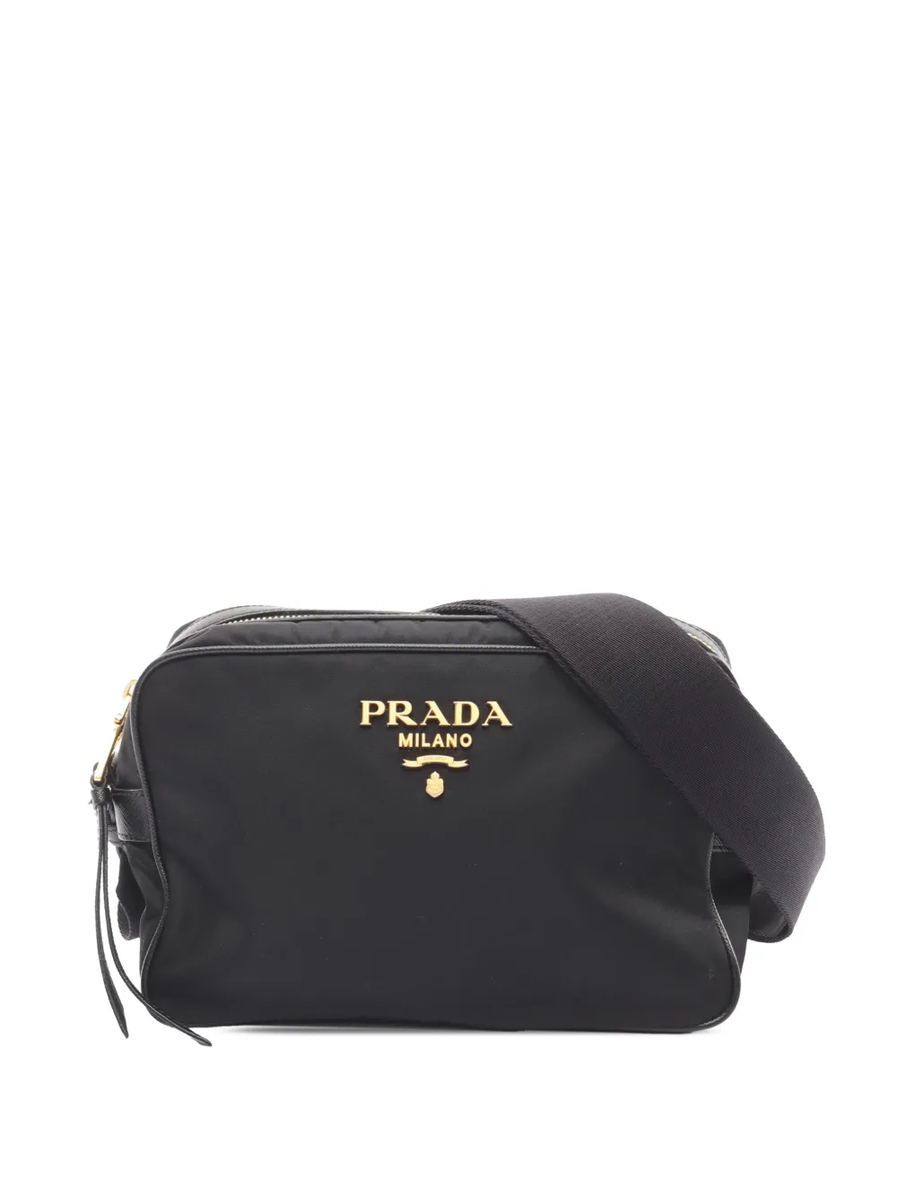 Prada Pre-Owned 2010-2026 Tessuto crossbody bag - Nero
