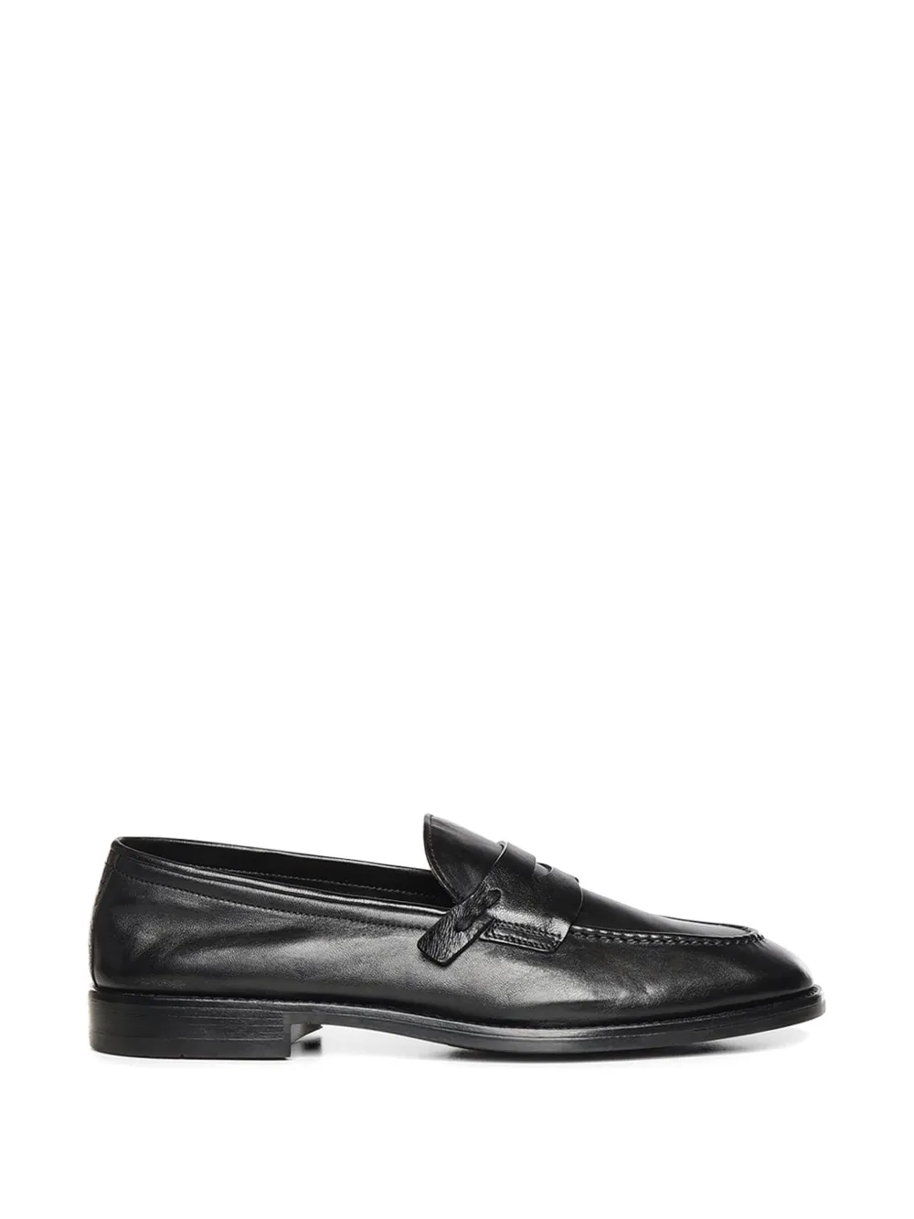 Galliano leather loafers - Nero