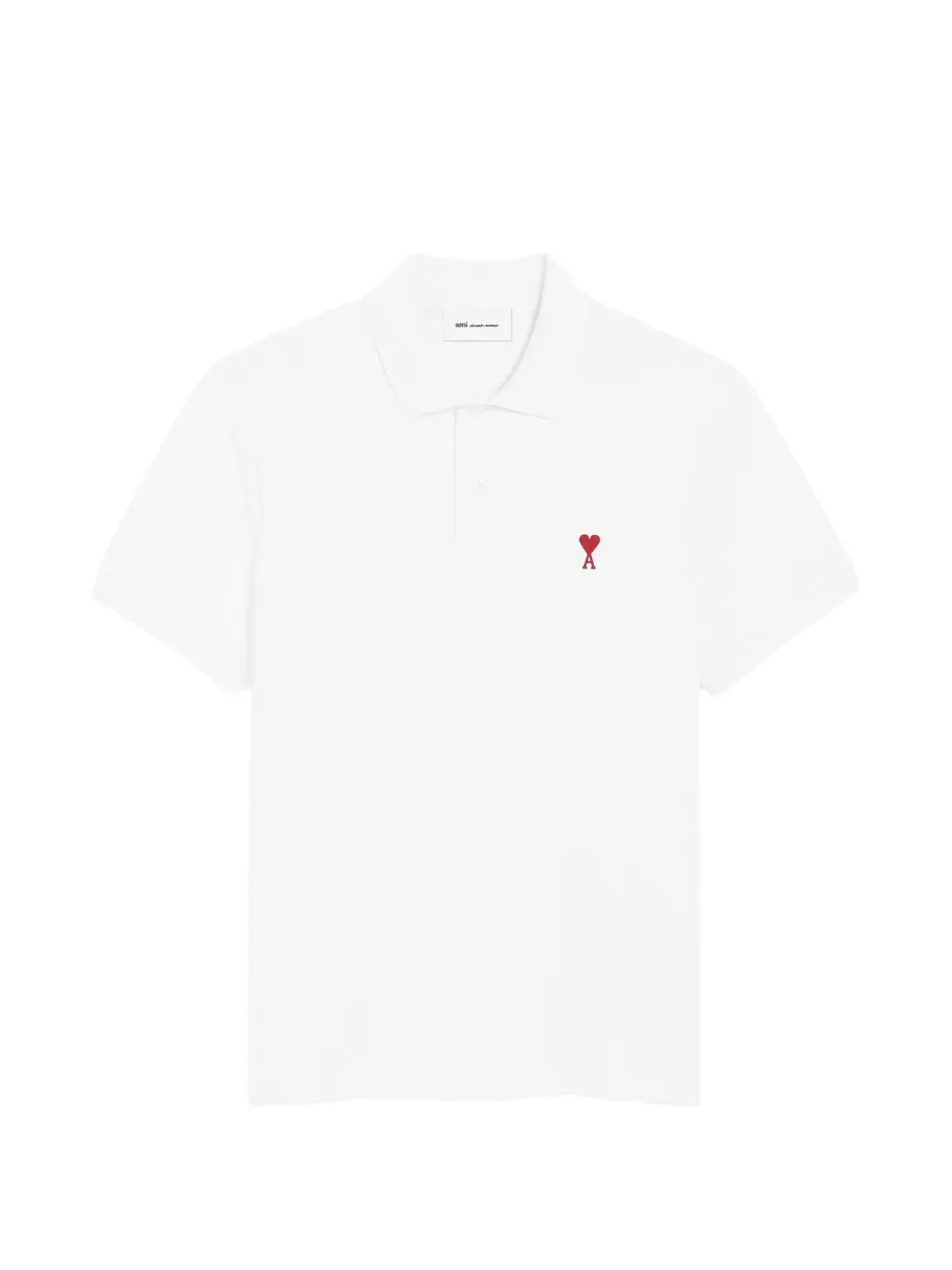 AMI Paris Ami de Coeur polo shirt - Bianco