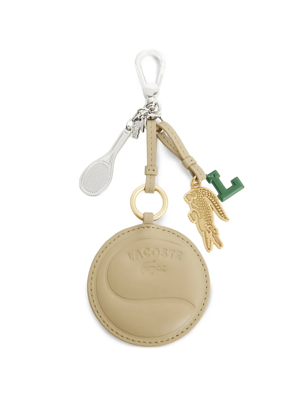 Lacoste Portachiavi con ciondolo - Toni neutri