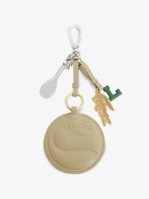 Lacoste charm-detail keyring