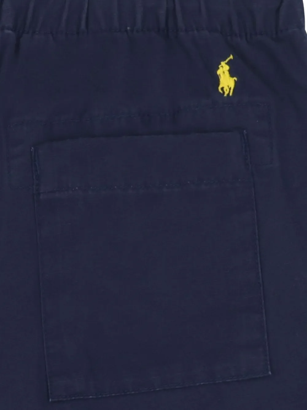 POLO RALPH LAUREN KIDS Broek met cargo zak en logodetail Blauw