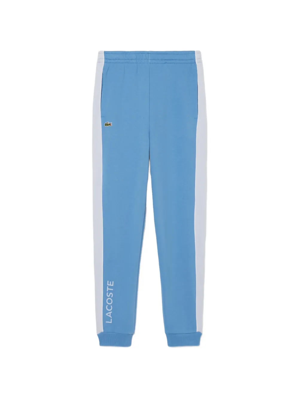 Lacoste side-stripe track pants - Blu
