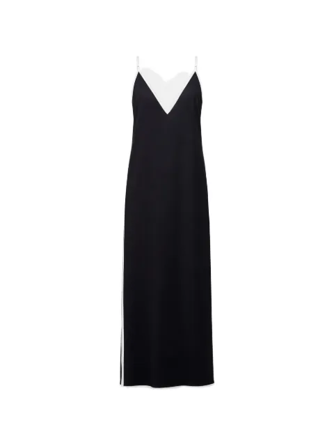 Osklen contrasting V-neck dress