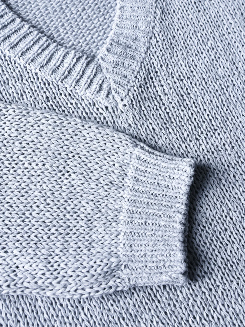  Roberto Collina V-neck Knitted Sweater - Blue 