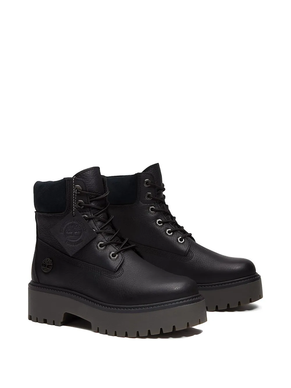 Timberland Combat boots met veters Zwart