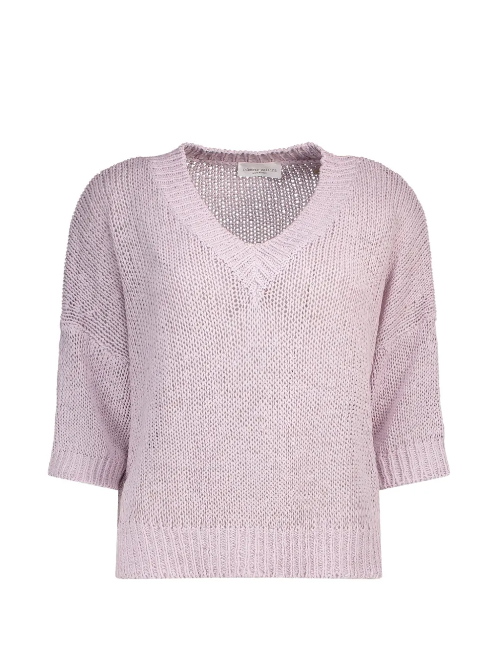 Roberto Collina V-neck T-shirt - Violett