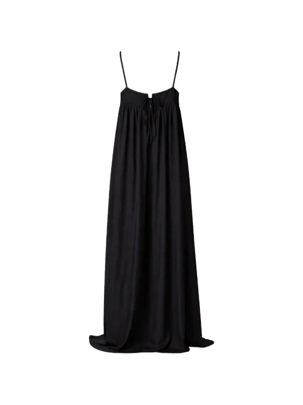 Pdr Phisique Du Role Empire-line Silk Maxi Dress - Black Pdr Phisique Du Role Empire-line Silk Maxi Dress - Black