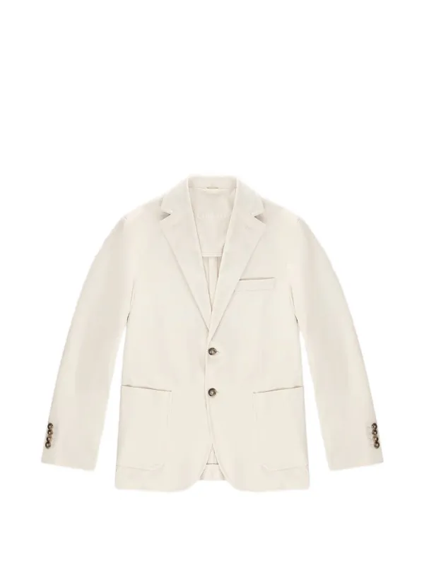 Circolo 1901 Striped Blazer Blue FARFETCH NO