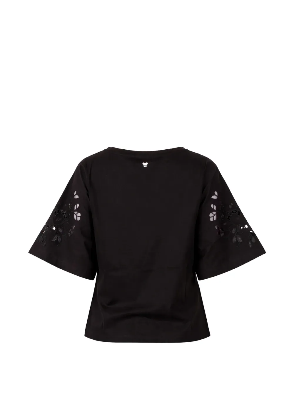  Weekend Max Mara Floral Wide-sleeve Blouse - Black 