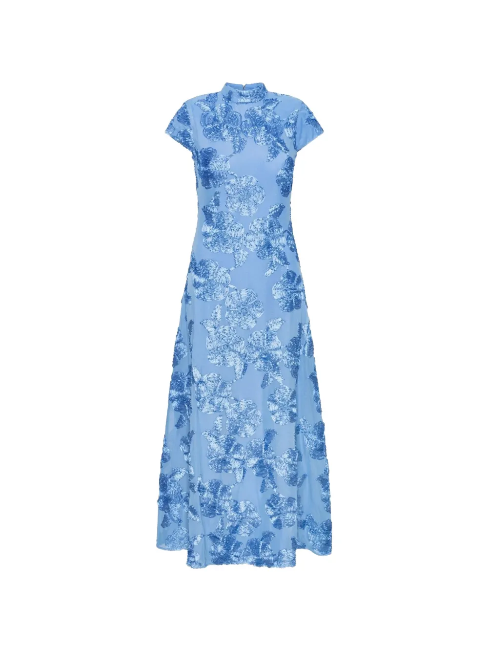 ROTATE BIRGER CHRISTENSEN floral maxi dress - Blu