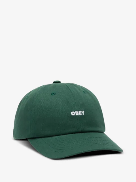 Obey basebollkeps med krökt brätte