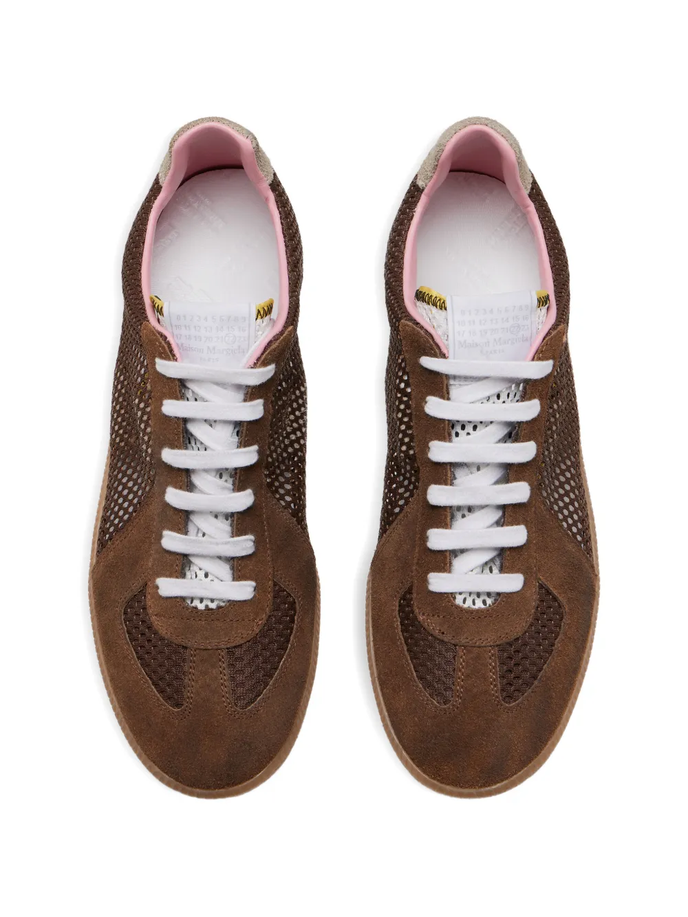 Maison Margiela Replica suède sneakers Bruin