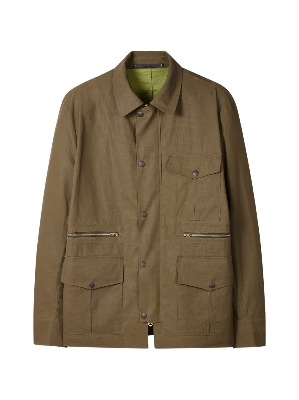 Paul Smith multi-pocket shirt jacket - Marrone