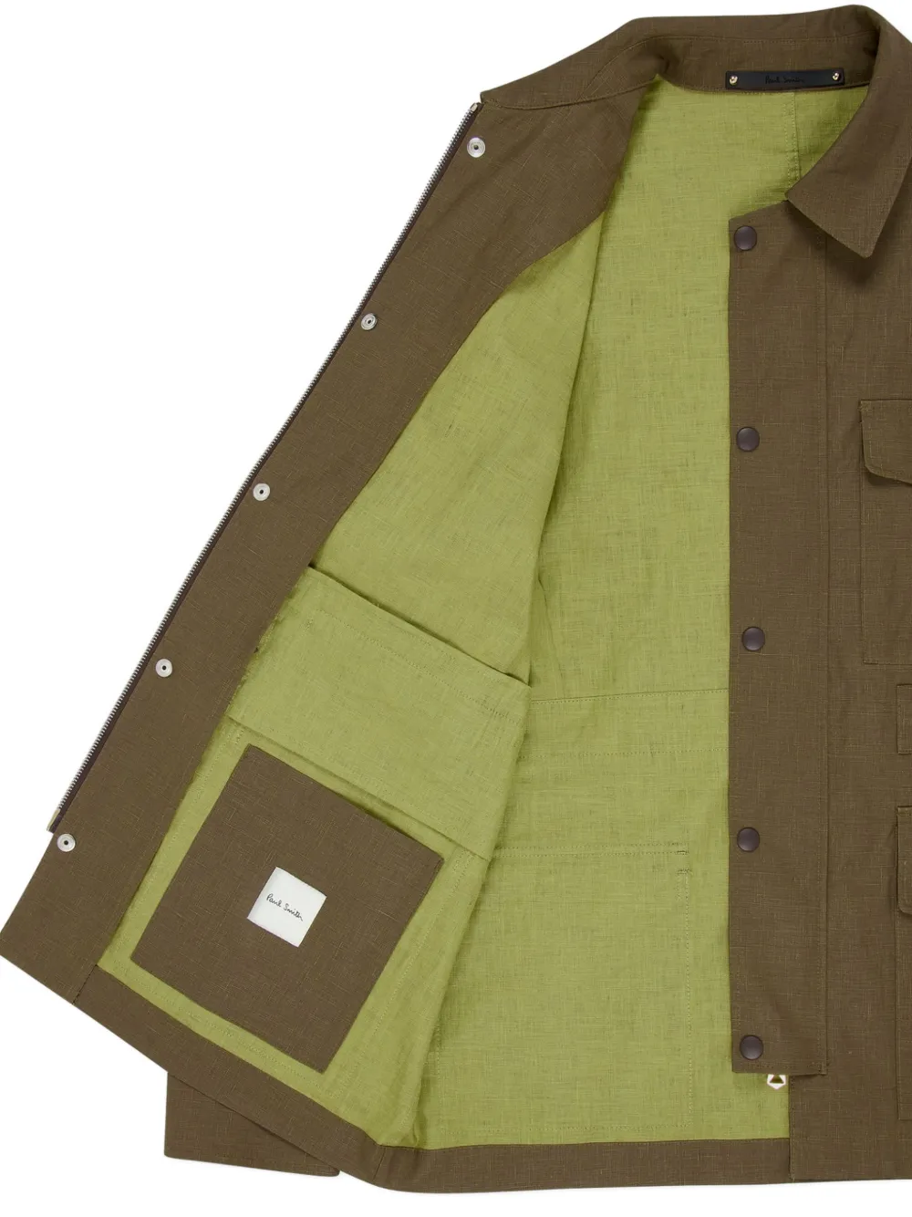  Paul Smith Multi-pocket Shirt Jacket - Brown 