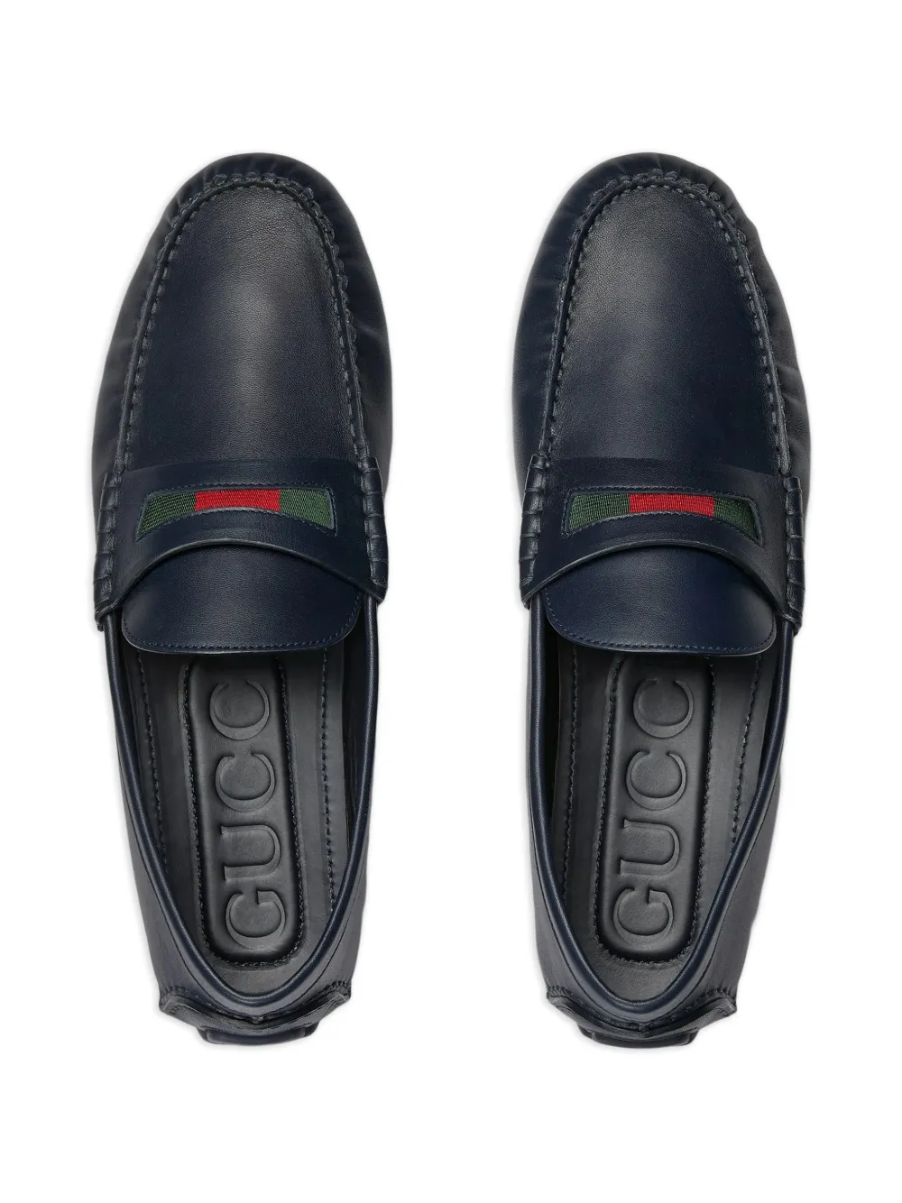 Gucci Leren loafers Blauw