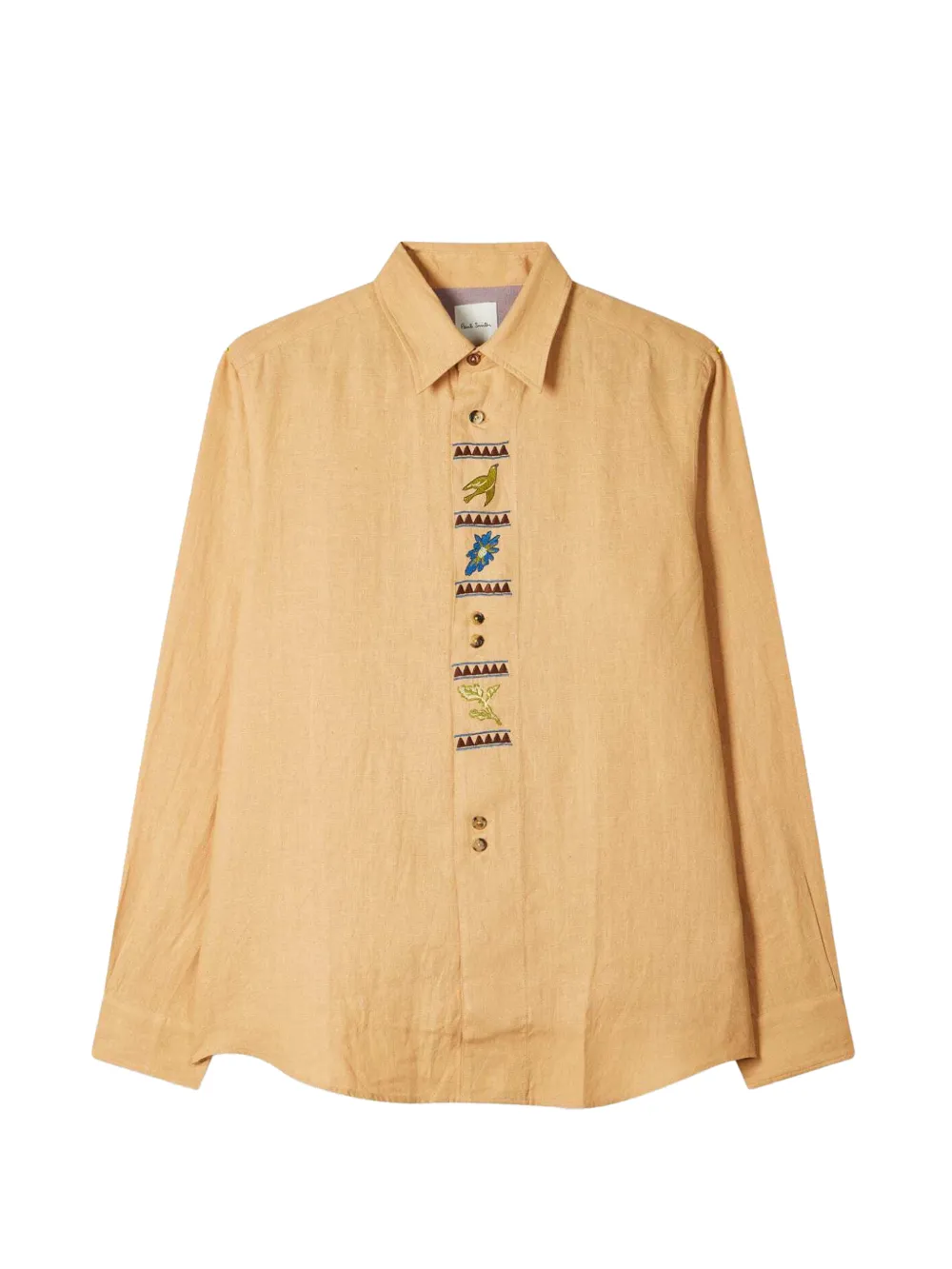 Paul Smith embroidered shirt - Toni neutri