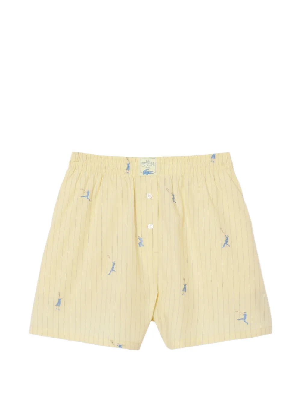 Lacoste striped bermuda shorts - Gelb