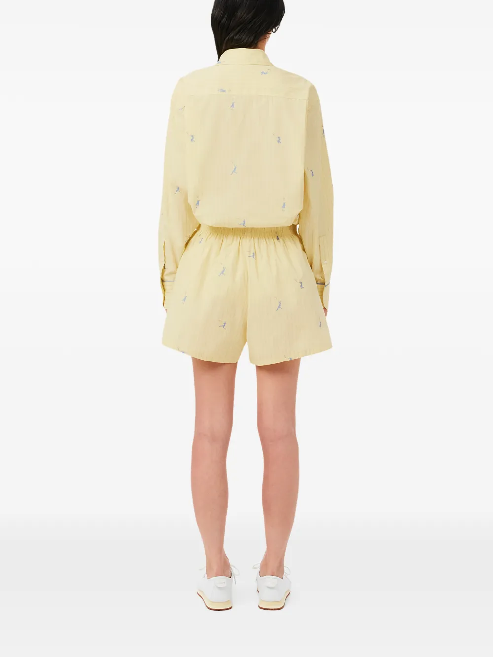  Lacoste Striped Bermuda Shorts - Amarillo 