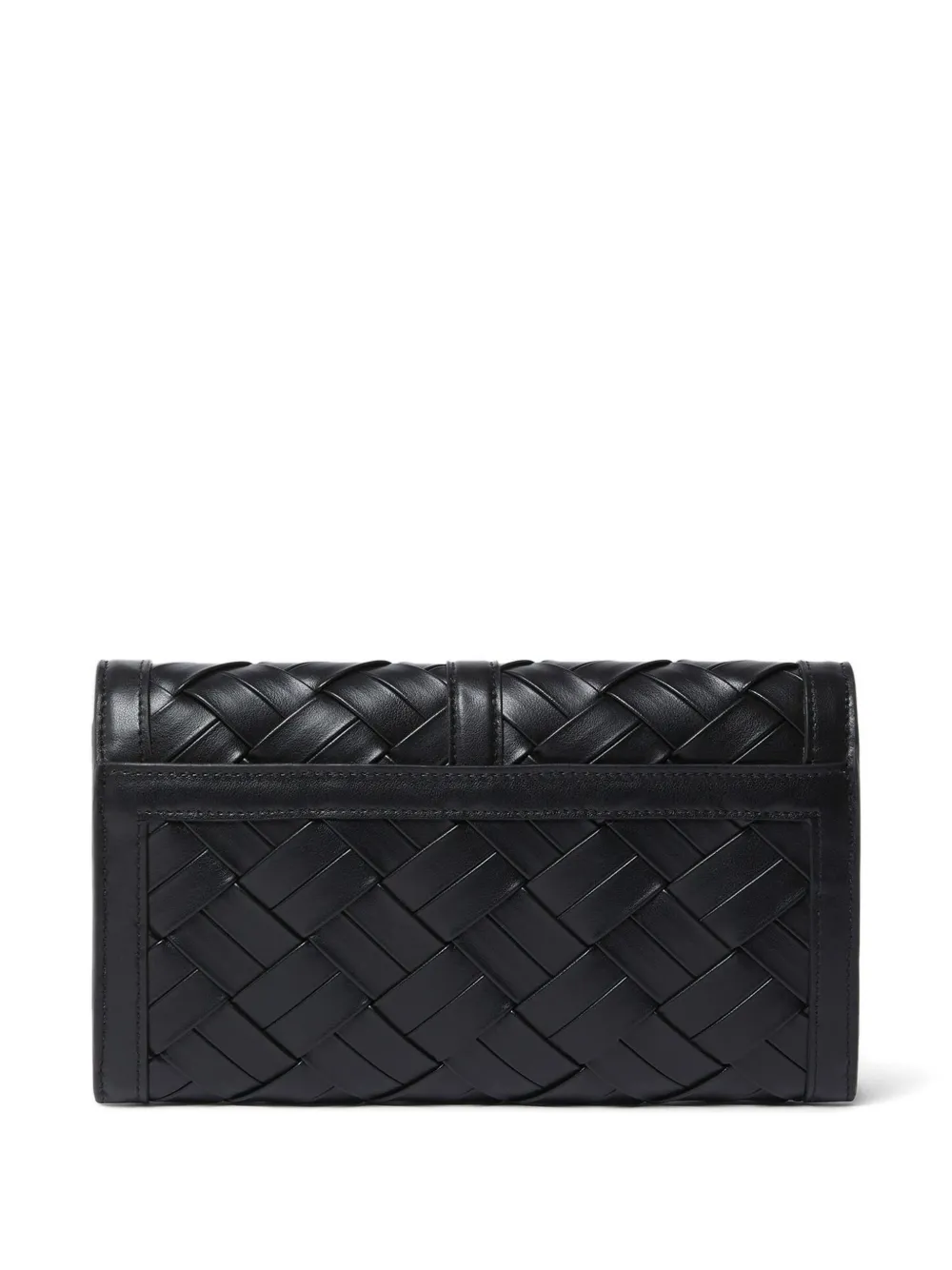  Stella Mccartney Ryder Pebble Grain Zip Wallet - Black 