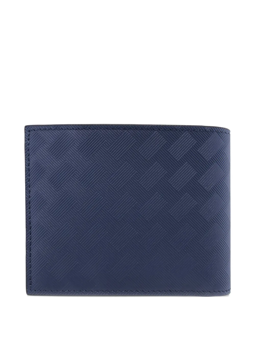 Montblanc Sartorial Leather Wallet In Blue