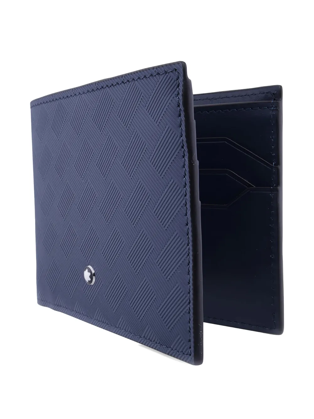 Montblanc Sartorial Leather Wallet In Blue