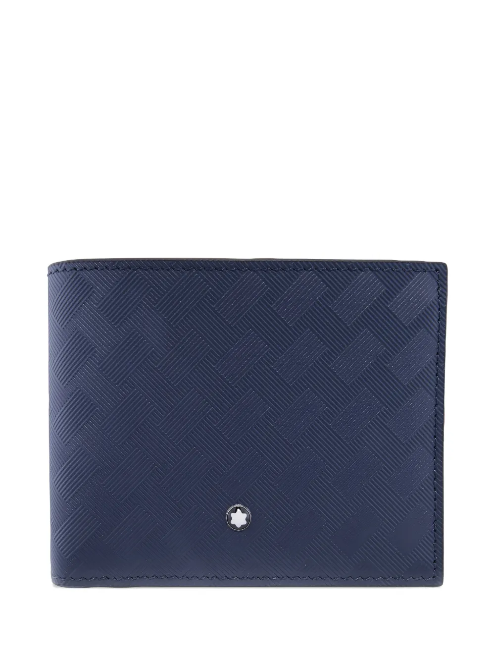 Montblanc Sartorial Leather Wallet In Blue