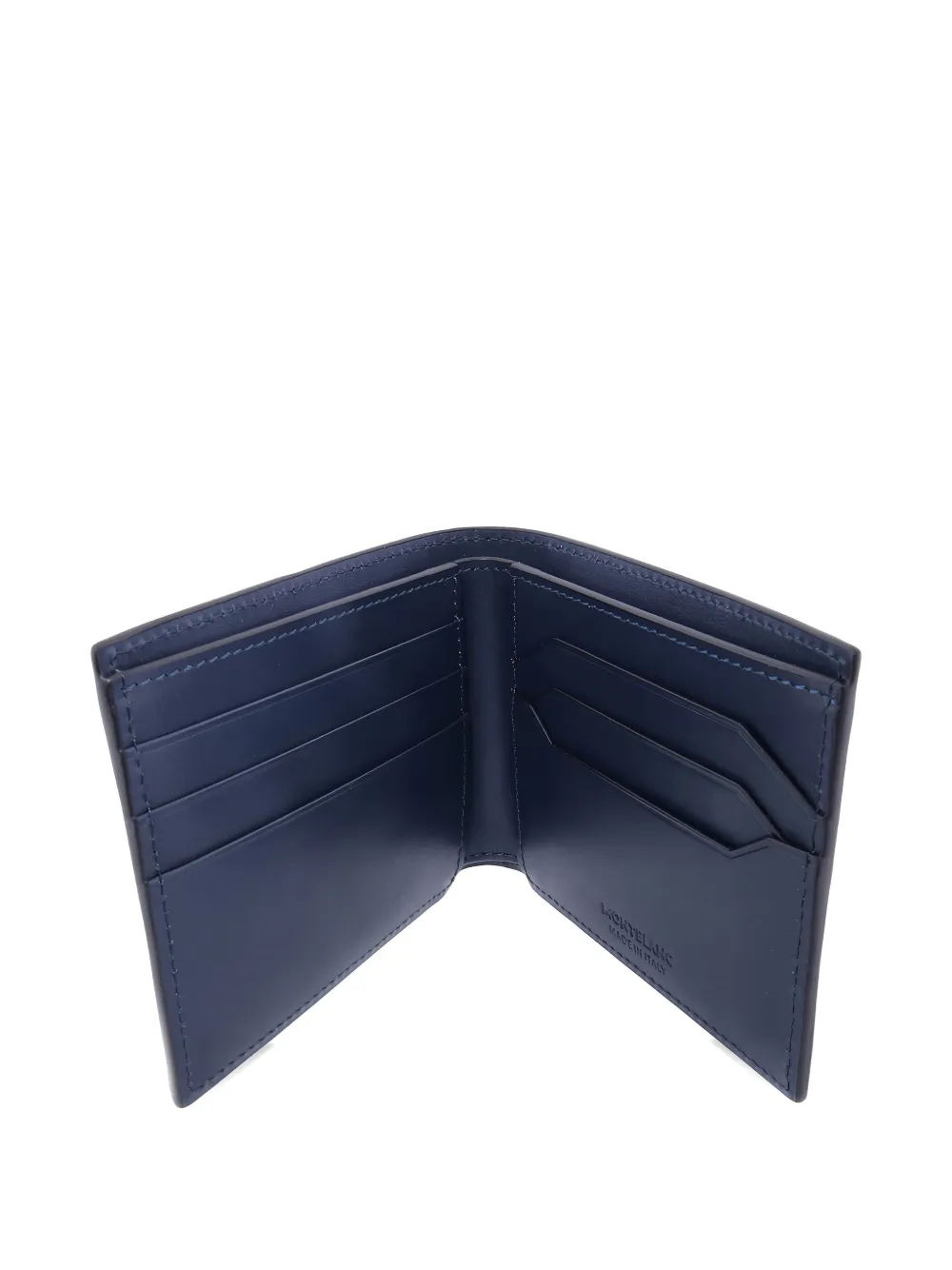 Montblanc Sartorial Leather Wallet In Blue