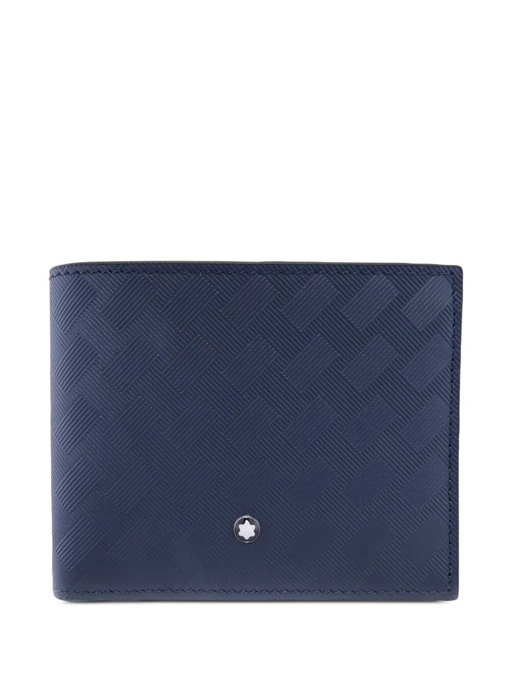 Montblanc patterned leather wallet - Blu