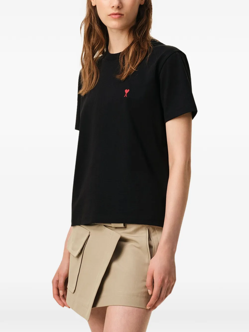 AMI Paris T-shirt Zwart