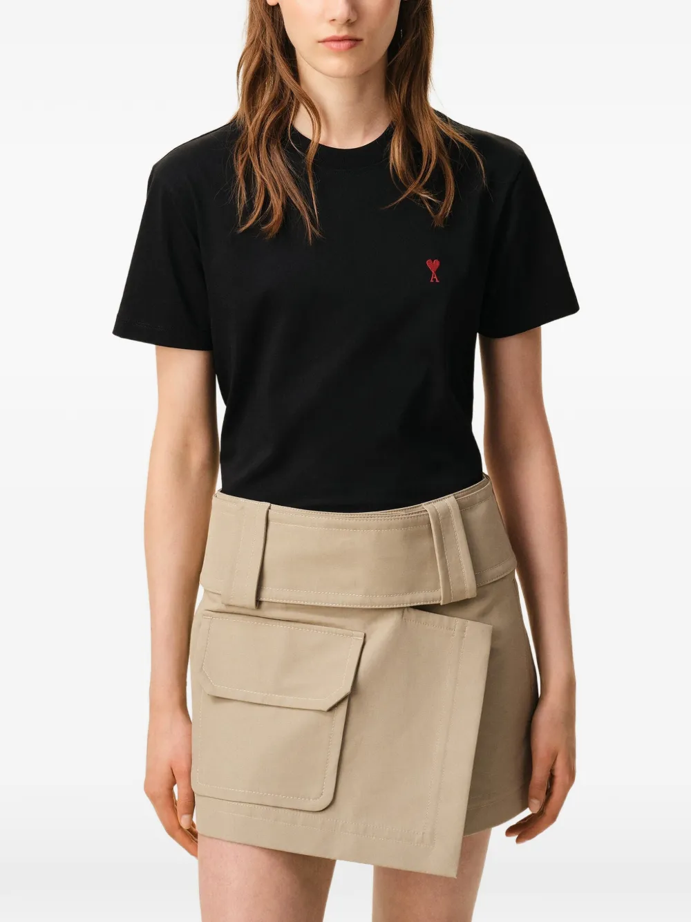 AMI Paris T-shirt Zwart
