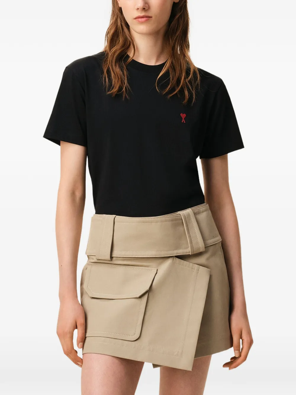 AMI Paris T-shirt Zwart