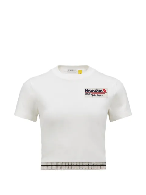 Moncler playera corta con parche del logo de Moncler Genius x Palm Angels