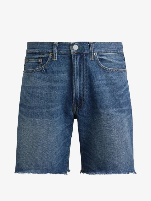 Polo Ralph Lauren short en jean à bords francs