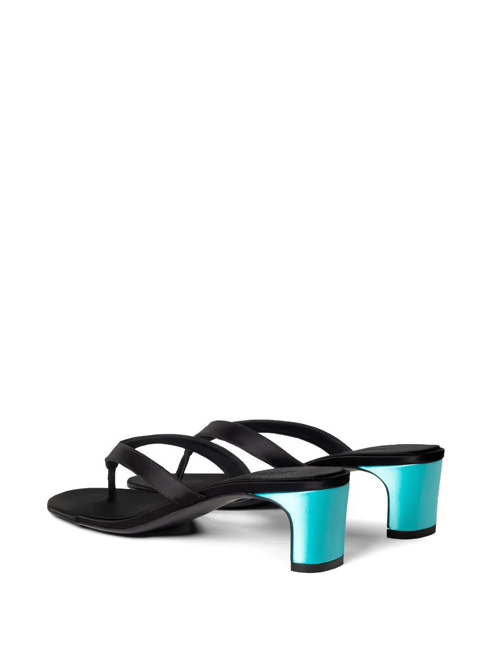 GIABORGHINI Sandalen met T-bandje en hak Zwart