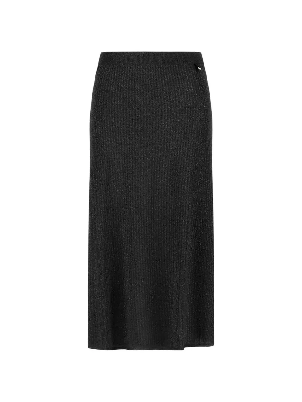 Herno ribbed midi skirt - Nero