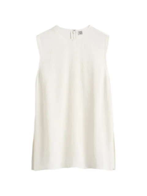 TOTEME woven stripe top meringue