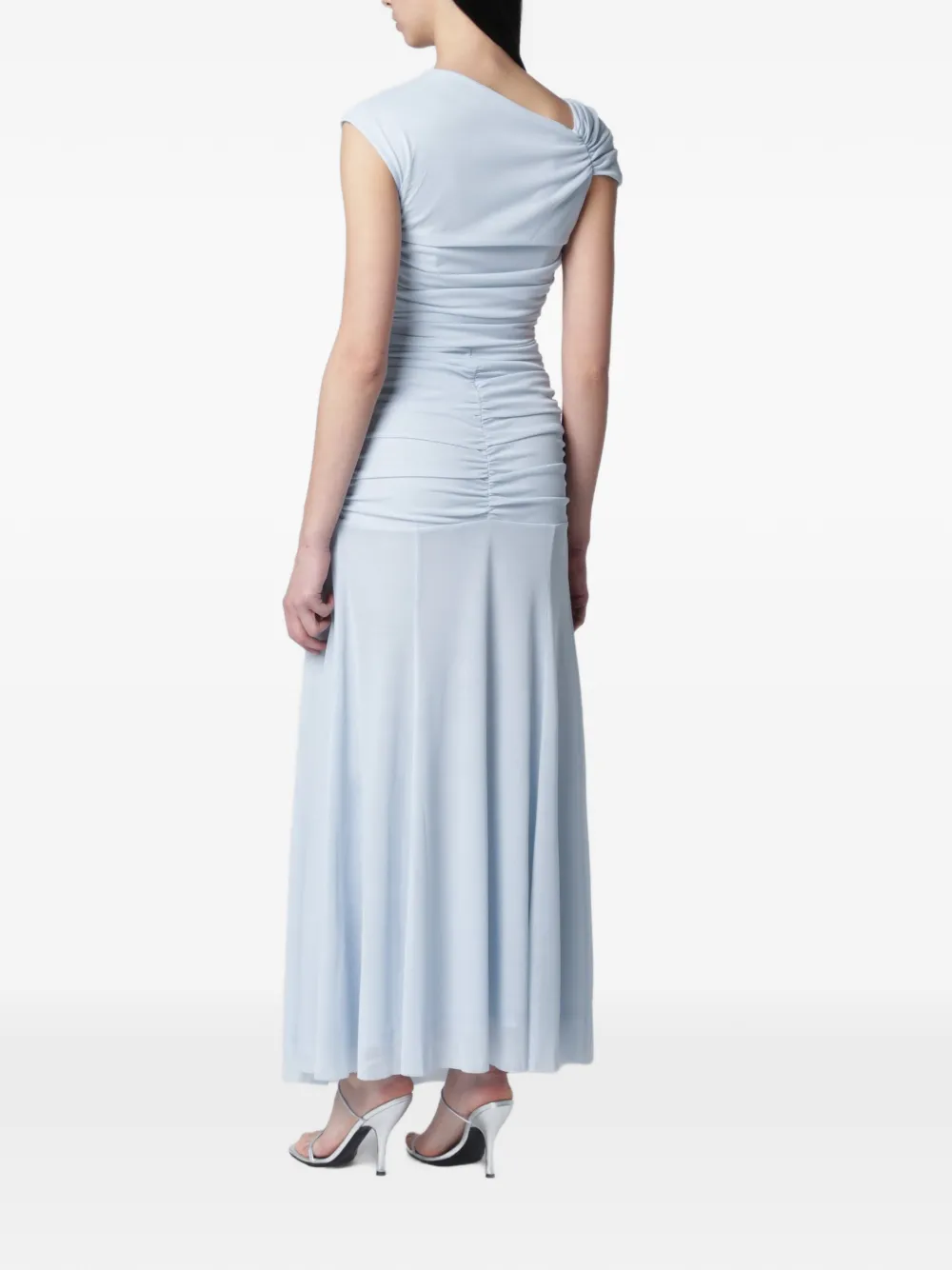 ROTATE BIRGER CHRISTENSEN Asymmetrische maxi-jurk Blauw