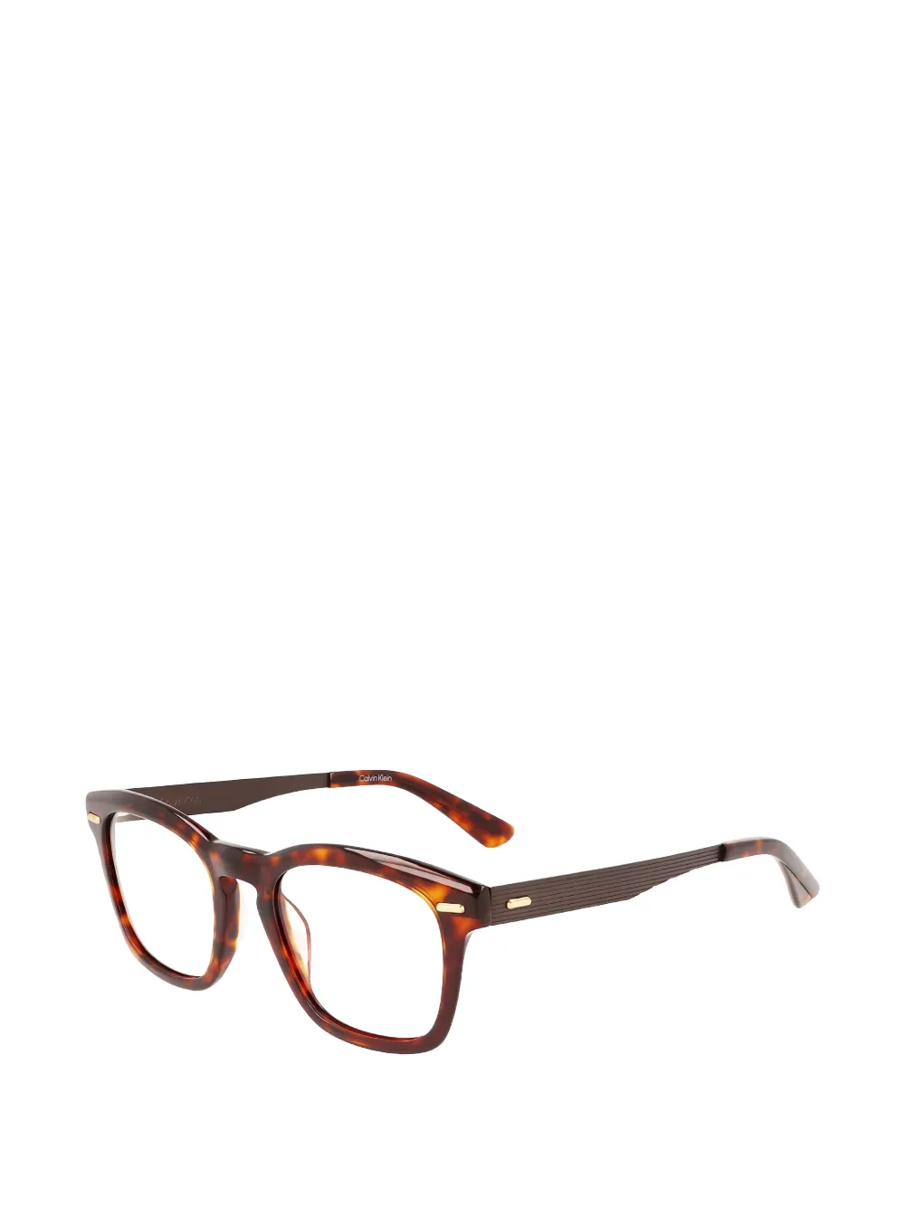  Calvin Klein Square-frame Glasses - Brown 