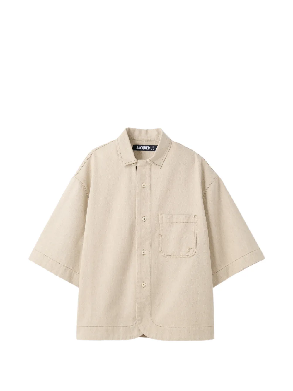 Jacquemus pocket shirt - Toni neutri