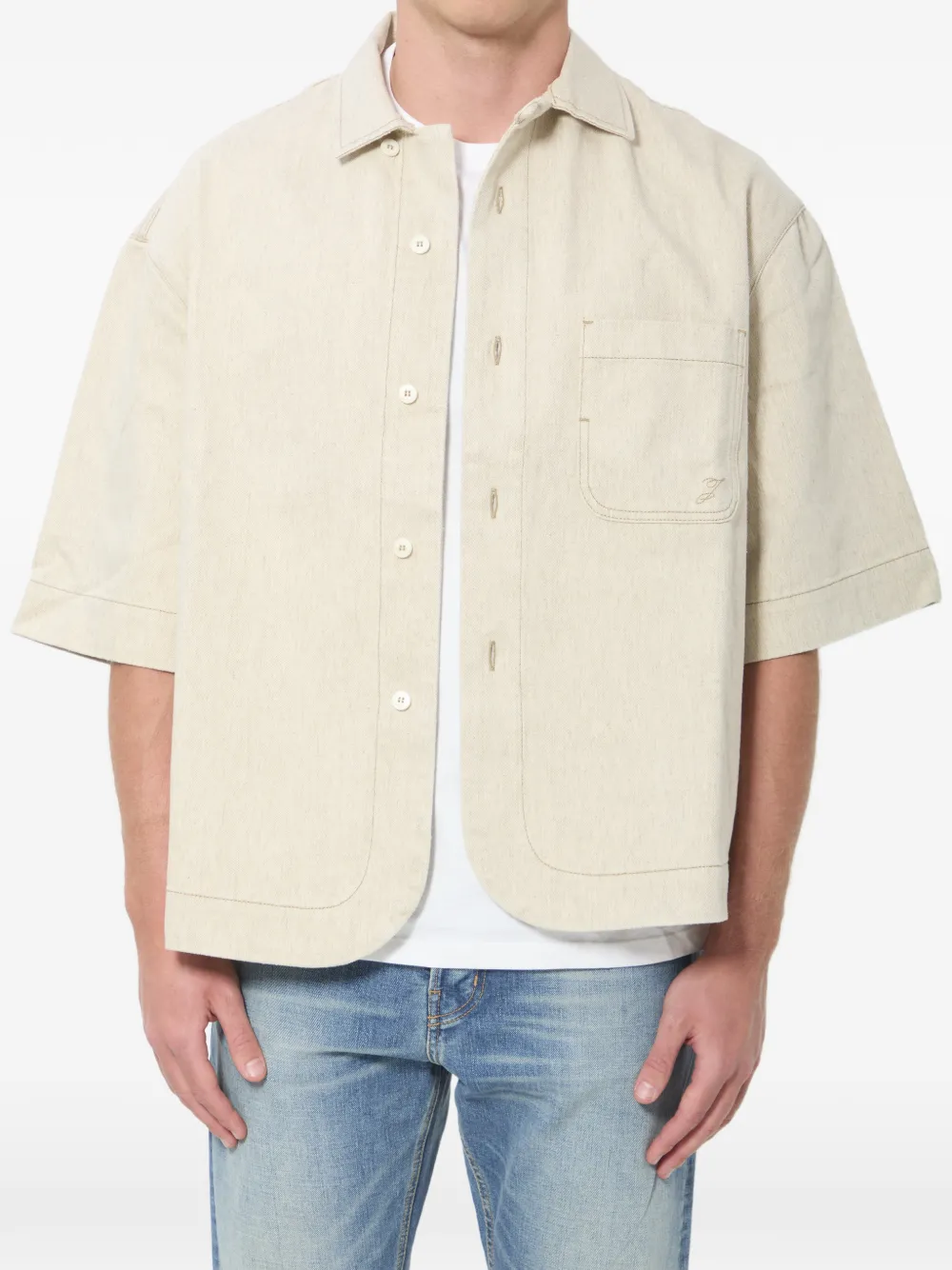 Jacquemus pocket shirt - Toni neutri